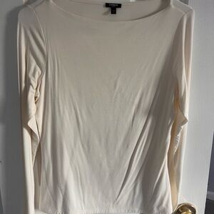 Express Cream Long Sleeve Top